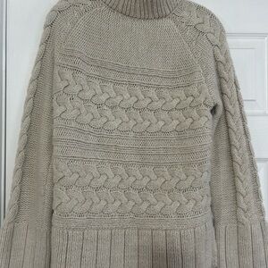 St. John's Bay Women's Cowl Neck Sweater - Taupe
